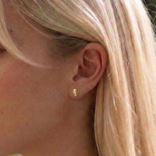 Monsteros formos auskarai